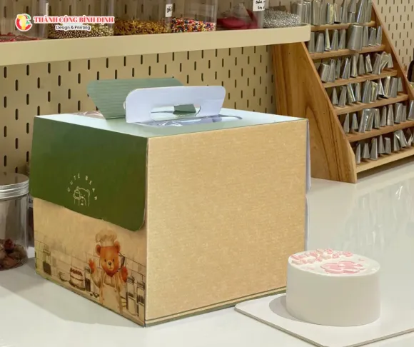 Hộp bánh kem mẫu mới 2026 – Xu hướng bao bì nổi bật cho tiệm bánh