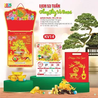 Mẫu Lịch Tết 10